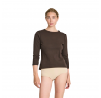 sascha 3/4 sleeve cotton top - mulch