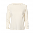 sascha 3/4 sleeve cotton top - egret