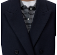 closed fitted doublebreasted blazer - dark night 