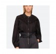 patrizia lace blouse - black