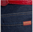 tess trouser iron blue - dark denim
