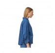 new hepburn 3/4 shirt - denim blue