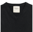 women´s fitted 90's v-neck - black