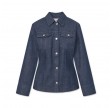 gracie shirt jacket - dark denim