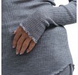 elegante blouse - grey melange