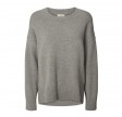 vigga lambswool jumper - grey melange 
