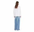 anine bing ivan long sleeve new york stencil - ivory