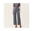 lea pants - grey melange 