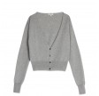 patricia cardigan - grey melange