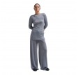 elegante blouse - grey melange
