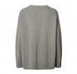 vigga lambswool jumper - grey melange 