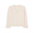 women cardigan east - nacre chine