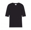 closed crewneck shortsleeve tee - black