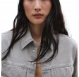 closed fitted utility shirt - light grey 