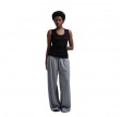 flounce top - black