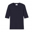 closed crewneck shortsleeve tee - dark navy