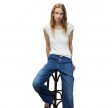 closed cap sleeve t-shirt - ivory