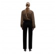 calie straight corduroy - black