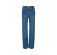brown straight jeans - denim blue