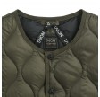 taion unisex military crew neck down jacket - dark olive