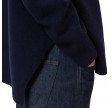 closed high neck long sleeve knit - dark night 