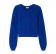 women's cardigan niby - royal blue melange 