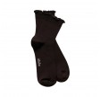 aiayu cotton frill sock - chocolate