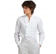 hillary linen blouse - white