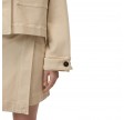 closed wrap skirt - camel beige