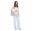 anine bing tote leopard - washed white