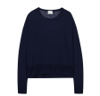 closed crew neck long sleeve - dark night 