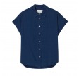 closed sleeveless shirt - dark blue