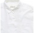 aiayu shirt embroidery - white