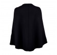 mary poncho - black