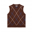 moismont sweater vest eddy no 234 - brown