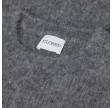 closed crew short sleeve - dark grey melange 