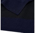 closed high neck long sleeve knit - dark night 