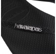 havaianas slim glitter - black