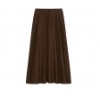 closed maxi skirt linen - maple brown