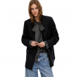closed fitted doublebreasted blazer - dark night 