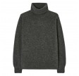 women's turtleneck raxow - charcoal melange