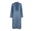hillary linen dress - blue
