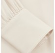 selma blouse bowtie flyfront - champagne
