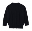 closed high neck long sleeve knit - dark night 