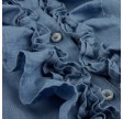 hillary linen dress - blue