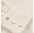 selma blouse bowtie flyfront - champagne