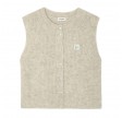 women's gilets east - power snow melange