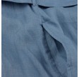 hillary linen dress - blue