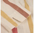julia dress - light brown stripe