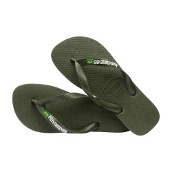 havaianas brasil logo - green olive